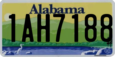 AL license plate 1AH7188