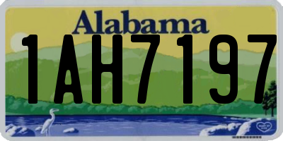 AL license plate 1AH7197