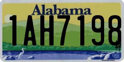 AL license plate 1AH7198
