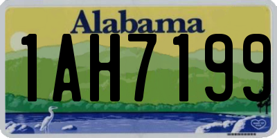 AL license plate 1AH7199