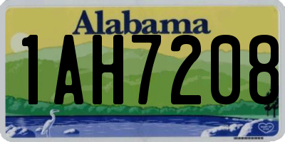 AL license plate 1AH7208
