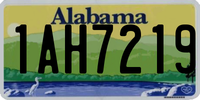 AL license plate 1AH7219
