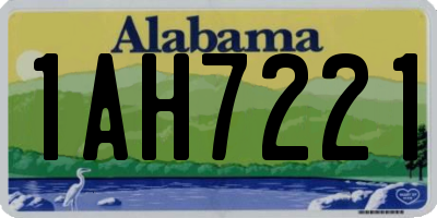 AL license plate 1AH7221