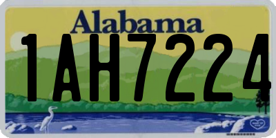 AL license plate 1AH7224