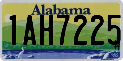 AL license plate 1AH7225