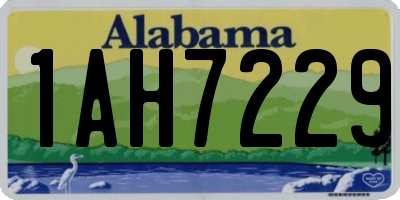 AL license plate 1AH7229
