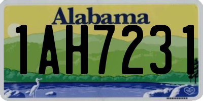 AL license plate 1AH7231