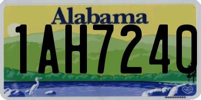 AL license plate 1AH7240