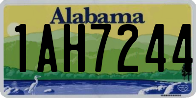 AL license plate 1AH7244