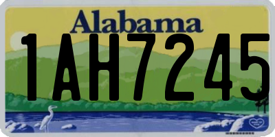 AL license plate 1AH7245