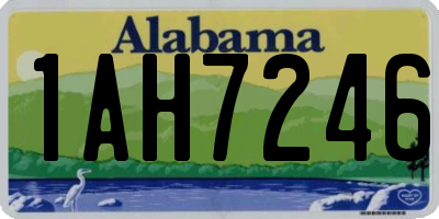 AL license plate 1AH7246
