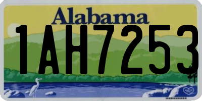 AL license plate 1AH7253