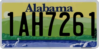 AL license plate 1AH7261