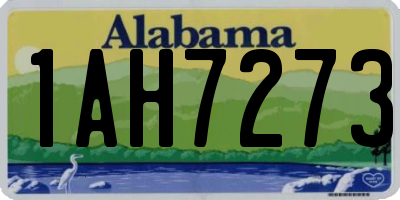 AL license plate 1AH7273