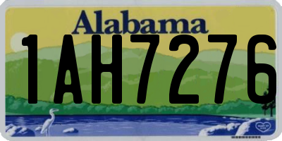 AL license plate 1AH7276