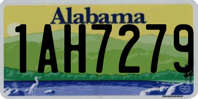 AL license plate 1AH7279