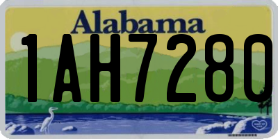 AL license plate 1AH7280