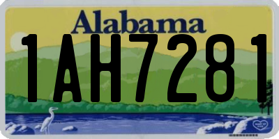 AL license plate 1AH7281