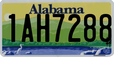 AL license plate 1AH7288