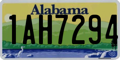 AL license plate 1AH7294