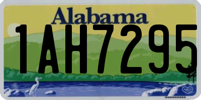 AL license plate 1AH7295