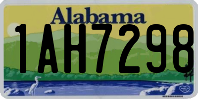 AL license plate 1AH7298