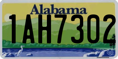 AL license plate 1AH7302