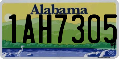 AL license plate 1AH7305