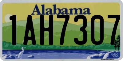 AL license plate 1AH7307