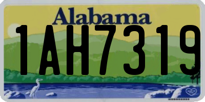 AL license plate 1AH7319