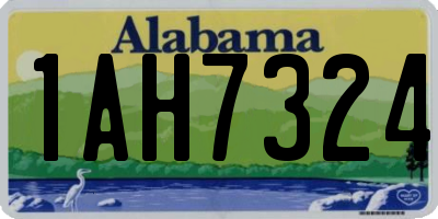 AL license plate 1AH7324