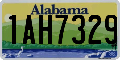 AL license plate 1AH7329