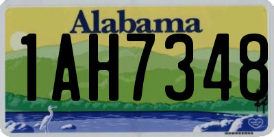 AL license plate 1AH7348