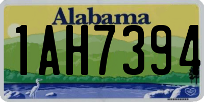 AL license plate 1AH7394