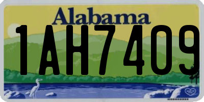 AL license plate 1AH7409