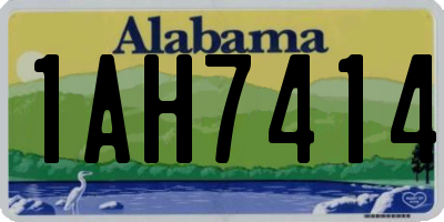 AL license plate 1AH7414
