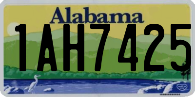 AL license plate 1AH7425