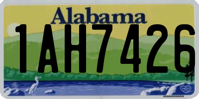AL license plate 1AH7426