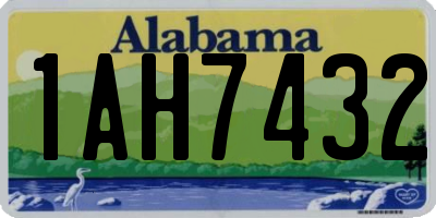 AL license plate 1AH7432