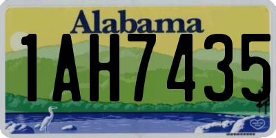 AL license plate 1AH7435