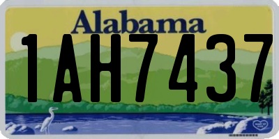 AL license plate 1AH7437