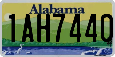 AL license plate 1AH7440
