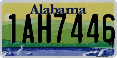 AL license plate 1AH7446
