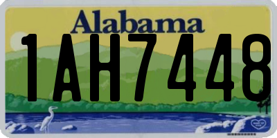 AL license plate 1AH7448