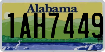 AL license plate 1AH7449