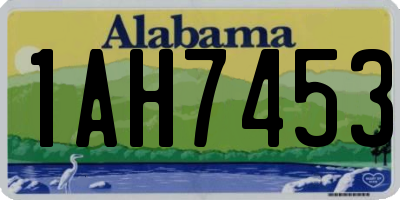 AL license plate 1AH7453