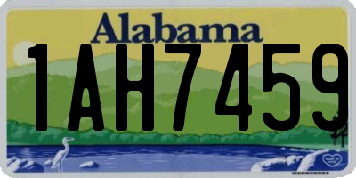 AL license plate 1AH7459