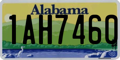 AL license plate 1AH7460