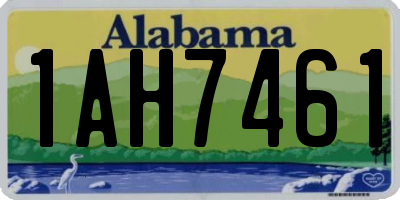 AL license plate 1AH7461