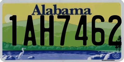 AL license plate 1AH7462